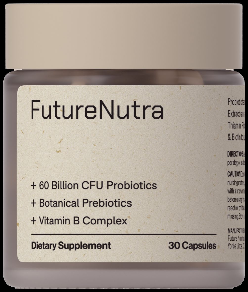 Synbiotica Daily — 60 Billion CFU Probiotics | Botanical Prebiotics | Vitamin B Complex